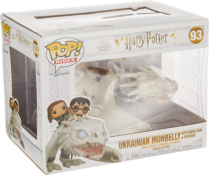 Funko Pop! Rides: Harry Potter - Gringotts Dragon with Harry, Ron, and Hermione, Vinyl Figure