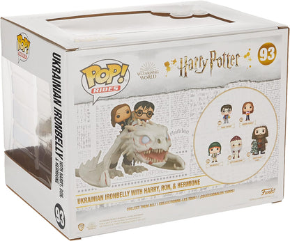 Funko Pop! Rides: Harry Potter - Gringotts Dragon with Harry, Ron, and Hermione, Vinyl Figure