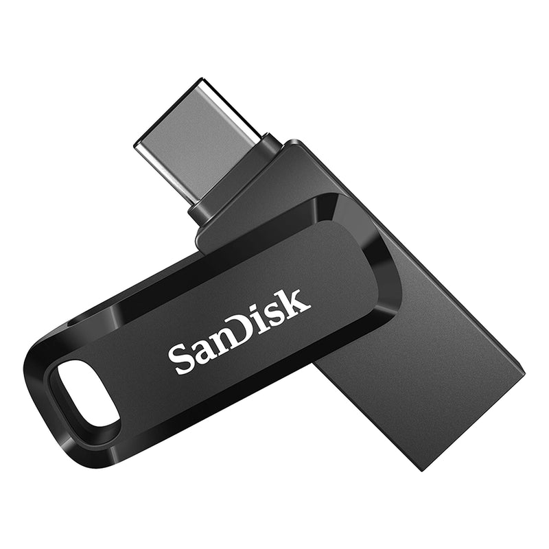 SanDisk 64GB Ultra Dual Drive Go USB Type-C Flash Drive with reversible USB Type-C and USB Type-A connectors, for smartphones, tablets, Macs and computers