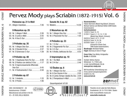 Pervez Mody Plays Scriabin 6