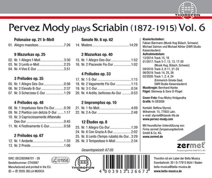 Pervez Mody Plays Scriabin 6