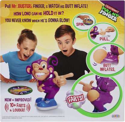 Pull My Finger 152714 Electronic Game, Purple, 590G