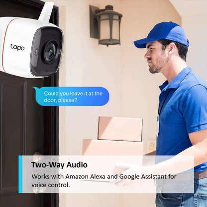 Tapo C310 - Network Surveillance Camera - Outdoor - Dustproof / Weatherproof - Colour (Day&Night) - 3 Mp - 2304 X 1296 -