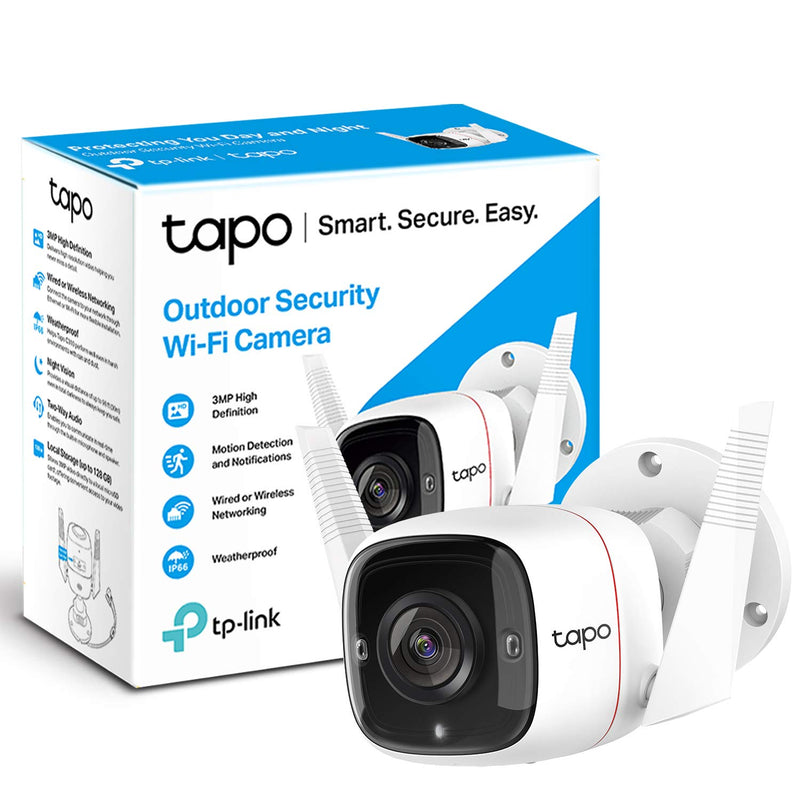 Tapo C310 - Network Surveillance Camera - Outdoor - Dustproof / Weatherproof - Colour (Day&Night) - 3 Mp - 2304 X 1296 -