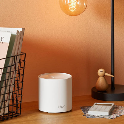 TP-Link Deco X20 AX1800 Whole Home Mesh Wi-Fi 6 System, AI-Driven Mesh, Up to 5,800 Sq ft Coverage, 1 GHz Quad-Core CPU, Compatible with Amazon Alexa, With TP-Link HomeShield's kit, Pack of 3, White 3-5 bedrooms + AX1800 Wi-Fi 6|3-pack