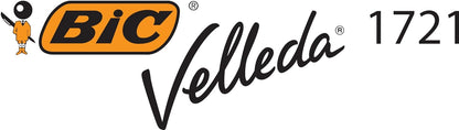 BIC Velleda 1721 Ecolutions, Dry Erase Whiteboard Pens ideal for School 'Velleda Ecolutions' Assorted Colours, 8 count (pack of 1