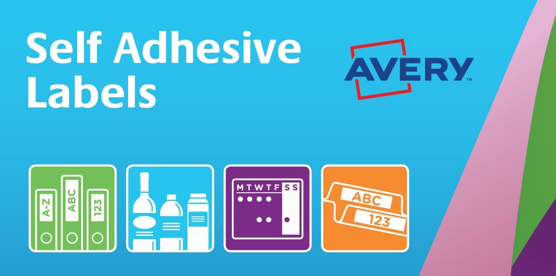 Avery Round Label Dispenser - Blue, 19mm Diameter, 1120 Labels - Ideal for Promotional Labels, Packaging & More, 24-509
