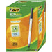 BIC Round Stic ECOlutions Ballpoint Pens - Box of 60 - Black - Medium Writing Point (1.0 mm) Large Office Size