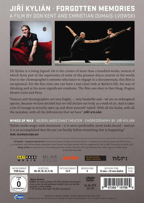 Jiri Kylian Forgotten Memories