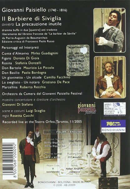 IL Barbiere di Siviglia: opera buffa in due (quattro) atti