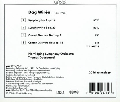 Symphonies Nos.2 and 3/norrkoping So/dausgaard