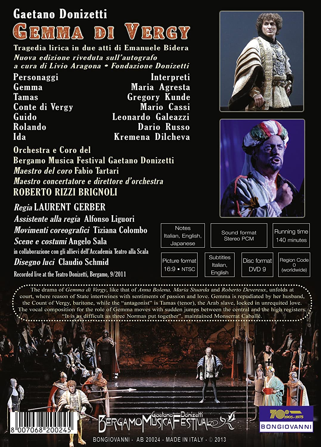 Donizetti: Gemma di Vergy