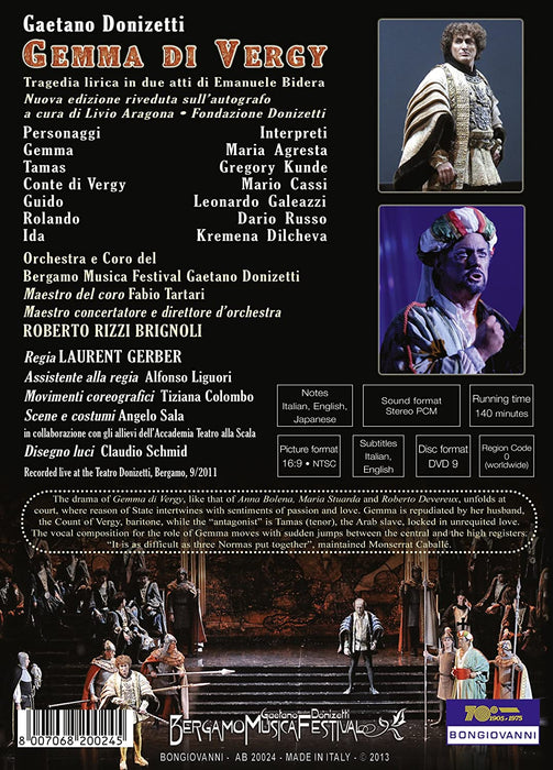 Donizetti: Gemma di Vergy