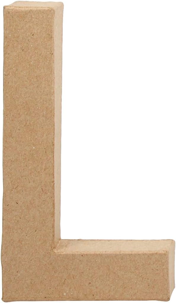 Creativ 20.5 cm 1-Piece Papier Mache Letter L