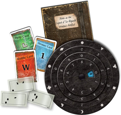 Thames & Kosmos - EXIT: The Cemetery of The Knight – Level: 3/5 - Unique Escape Room Game - 1-4 Players - Puzzle Solving Strategy Board Games for Adults & Kids, Ages 12+ - 692876
