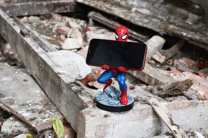 Cable Guys - Marvel Spiderman Gaming Accessories Holder & Phone Holder for Most Controller (Xbox, Play Station, Nintendo Switch) & Phone