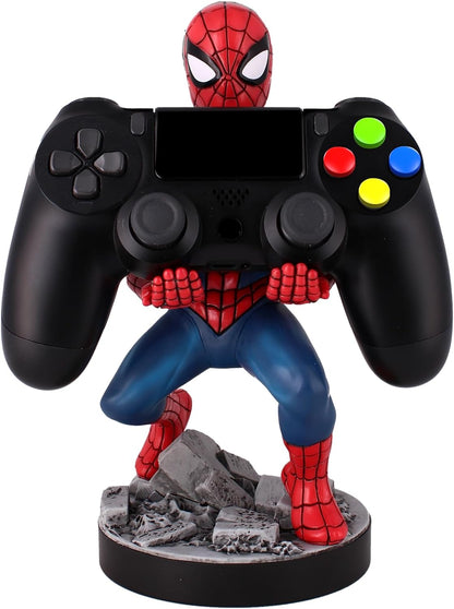 Cable Guys - Marvel Spiderman Gaming Accessories Holder & Phone Holder for Most Controller (Xbox, Play Station, Nintendo Switch) & Phone