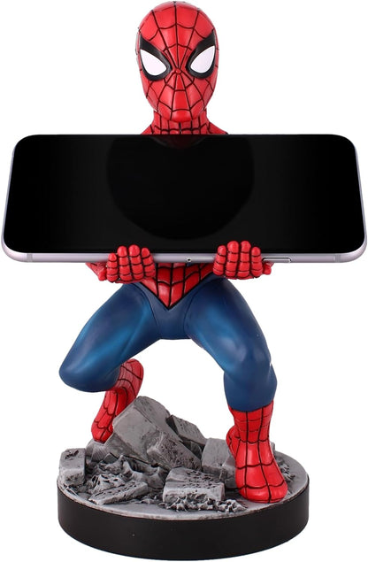 Cable Guys - Marvel Spiderman Gaming Accessories Holder & Phone Holder for Most Controller (Xbox, Play Station, Nintendo Switch) & Phone