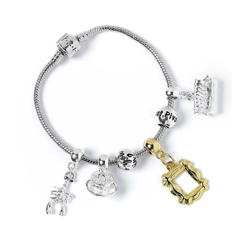 The Carat Shop Friends tv-serie – armband van metaal met verzilverde hangers – officieel product