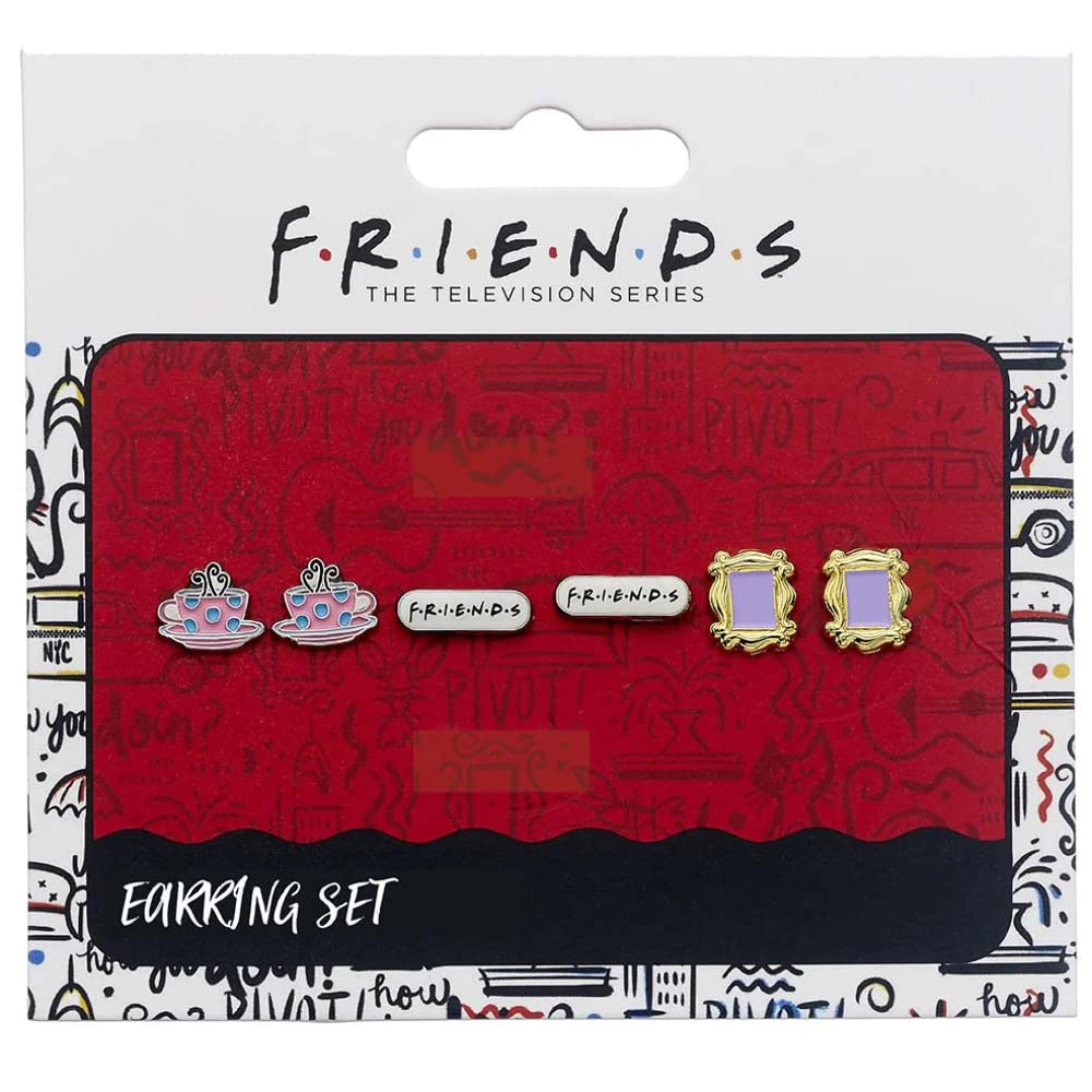 Carat FRIENDS - Set de 3 Boucles d'oreilles