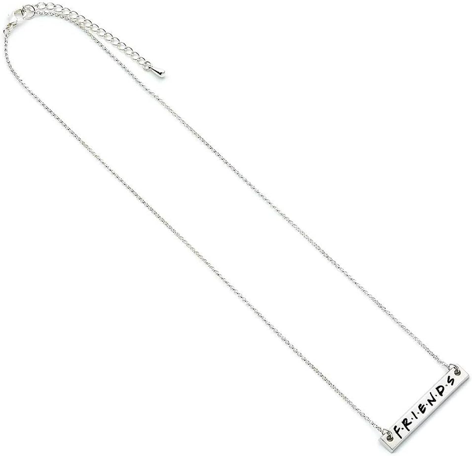 Carat Shop Women's Friends Pendant Necklace Logo TV Series Central Perk Ross Rachel Monica Joey, Multicolour, CAR8951