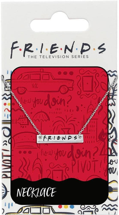 Carat Shop Women's Friends Pendant Necklace Logo TV Series Central Perk Ross Rachel Monica Joey, Multicolour, CAR8951