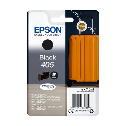 Epson 405 Black Suitcase Genuine, DURABrite Ultra Ink