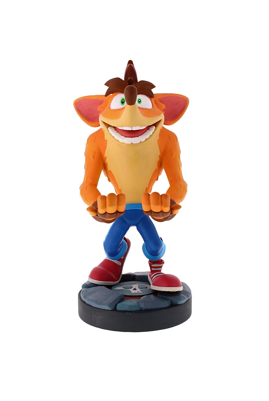 Cable Guys - Crash Bandicoot Gaming Accessories Holder & Phone Holder for Most Controller (Xbox, Play Station, Nintendo Switch) & Phone Crash Bandicoot Trilogy