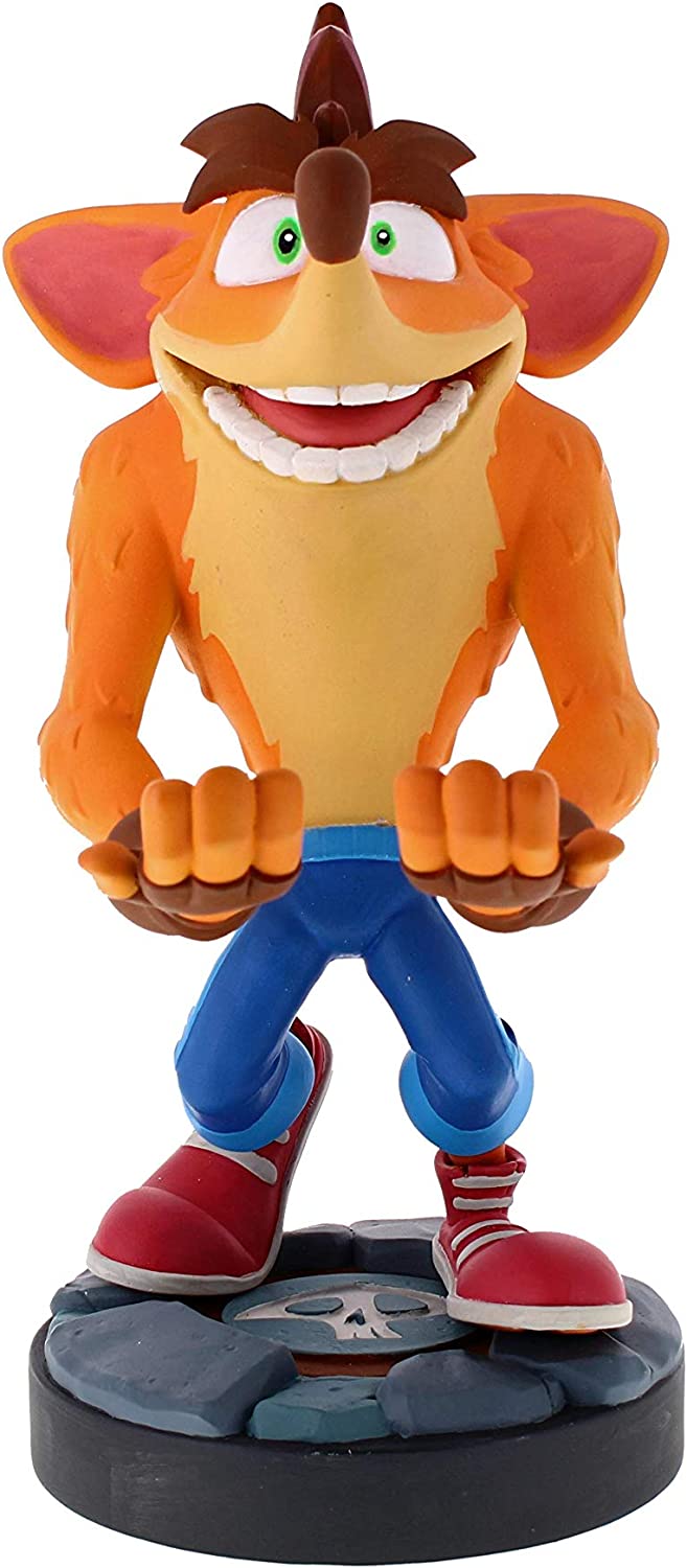 Cable Guys - Crash Bandicoot Gaming Accessories Holder & Phone Holder for Most Controller (Xbox, Play Station, Nintendo Switch) & Phone Crash Bandicoot Trilogy