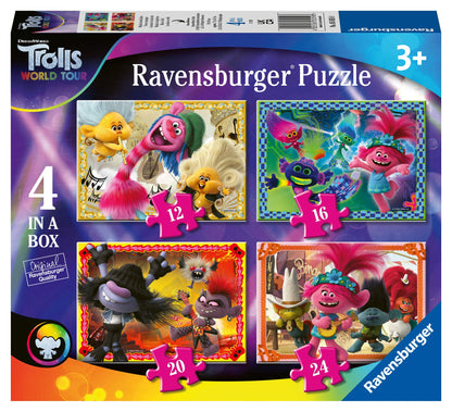Ravensburger Trolls 2 World Tour Puzzle 4 in a Box, Color (05059