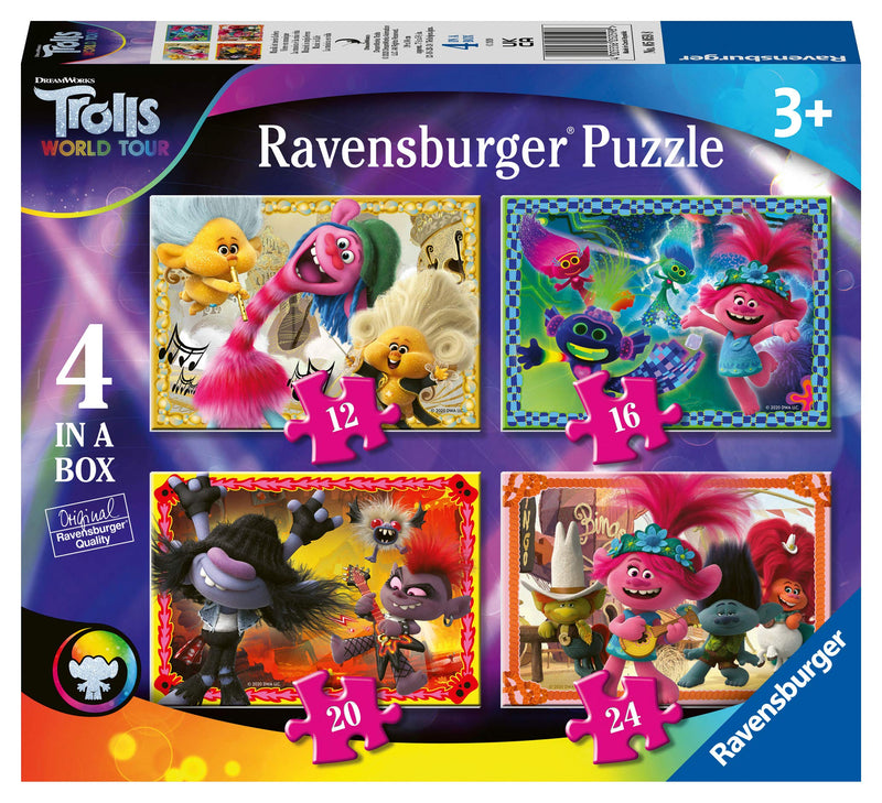 Ravensburger Trolls 2 World Tour Puzzle 4 in a Box, Color (05059