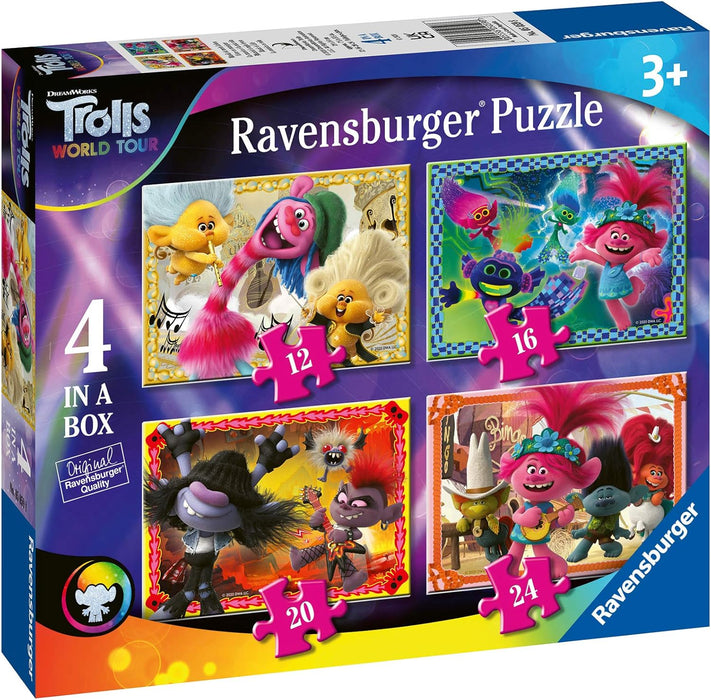 Ravensburger Trolls 2 World Tour Puzzle 4 in a Box, Color (05059