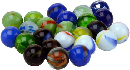 Outdoor Fun Knikkers op kaart 24 stuks 16mm