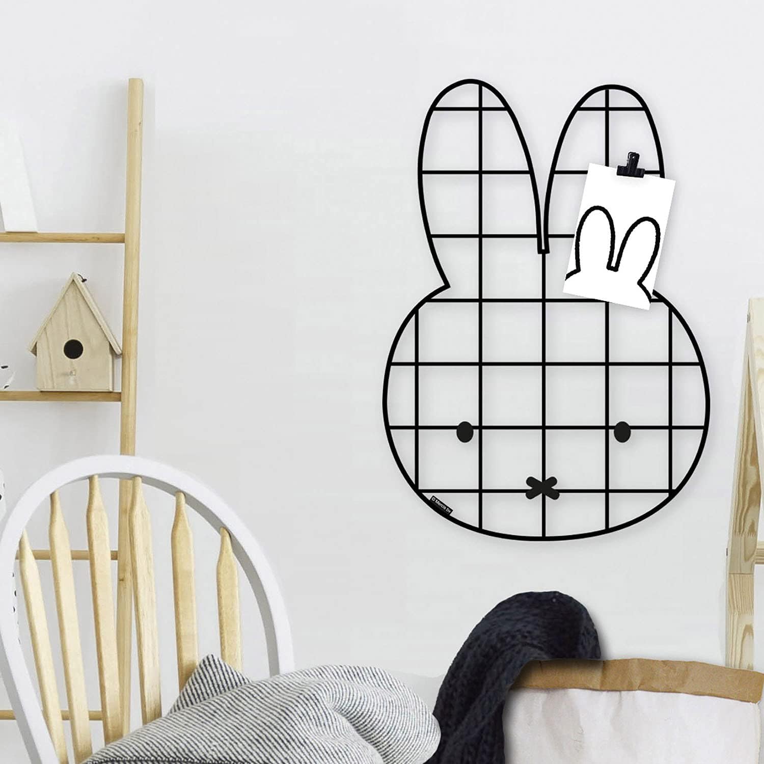 Bambolino Toys Miffy 33166 Pin Board for Baby and Nursery Black
