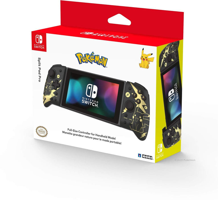 HORI Split Pad Pro (Pikachu Black & Gold) for Nintendo Switch (Nintendo Switch) Pokemon Black & Gold