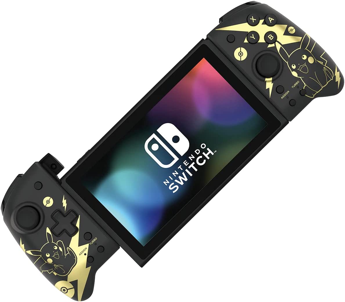 HORI Split Pad Pro (Pikachu Black & Gold) for Nintendo Switch (Nintendo Switch) Pokemon Black & Gold