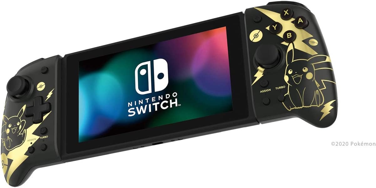 HORI Split Pad Pro (Pikachu Black & Gold) for Nintendo Switch (Nintendo Switch) Pokemon Black & Gold