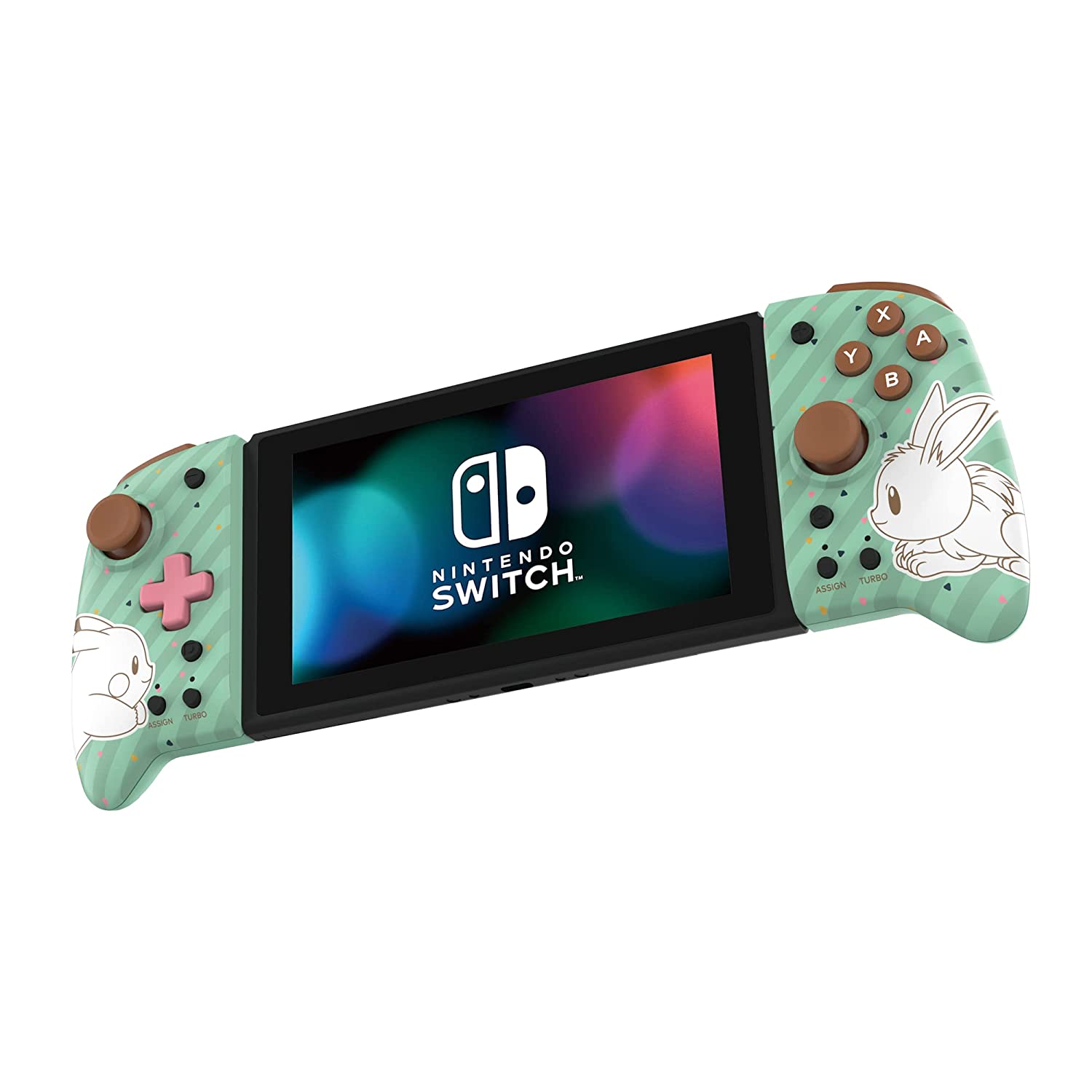 Hori Split Pad Pro (Pokemon: Pikachu & Eevee) By - Officially Licensed By Nintendo and the Pokemon Company International - Nintendo Switch