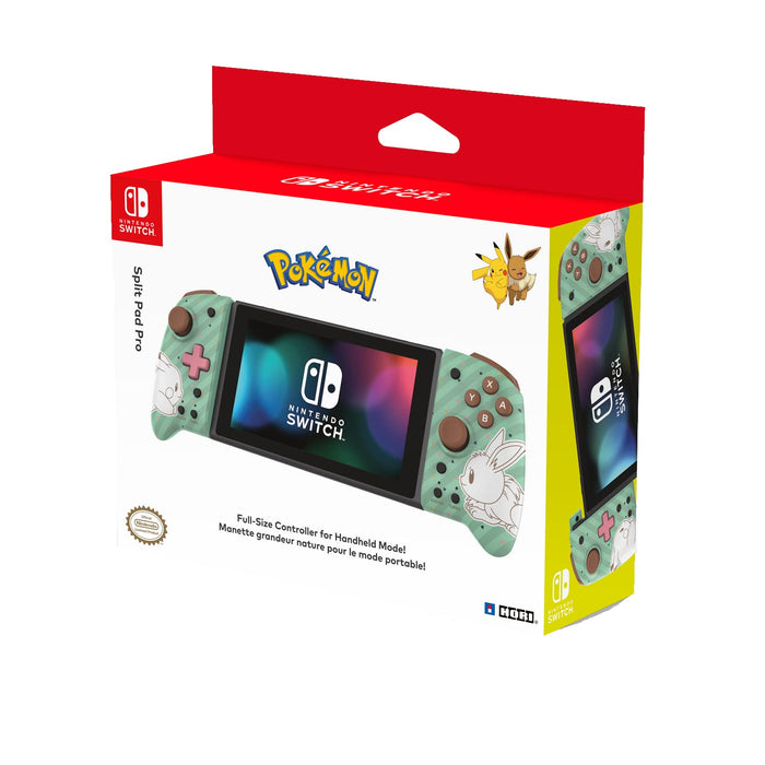 Hori Split Pad Pro (Pokemon: Pikachu & Eevee) By - Officially Licensed By Nintendo and the Pokemon Company International - Nintendo Switch