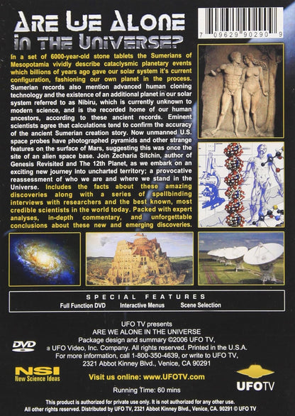 Are We Alone in the Universe?