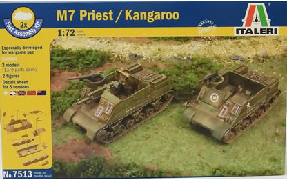 Italeri 510007513 - 1:72 US M7 Priest 105 mm/Kang Fa.Ass.Kit, Tank