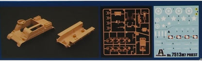Italeri 510007513 - 1:72 US M7 Priest 105 mm/Kang Fa.Ass.Kit, Tank