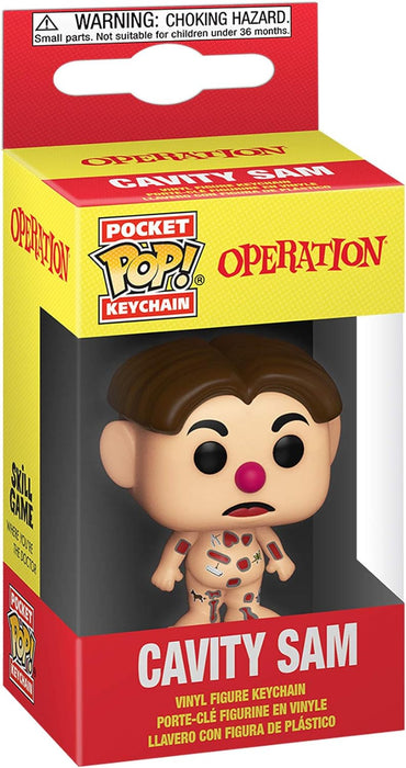 Funko Pop! Keychain: Operation Game-Cavity Sam - Minifigura de Vinilo Coleccionable Llavero Original - Relleno de Calcetines - Idea de Regalo- Mercancia Oficial - Minifigura