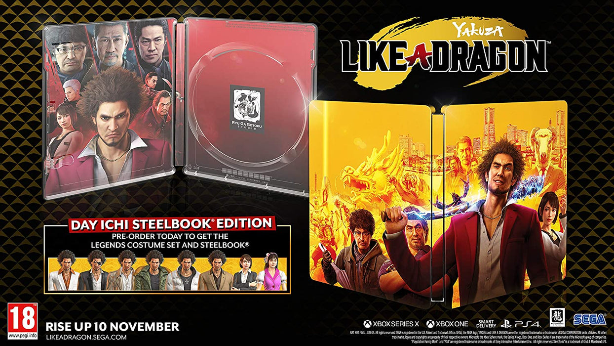 Yakuza: Like a Dragon Day Ichi Steelbook Edition (Xbox One) Xbox One / Xbox Series X Single