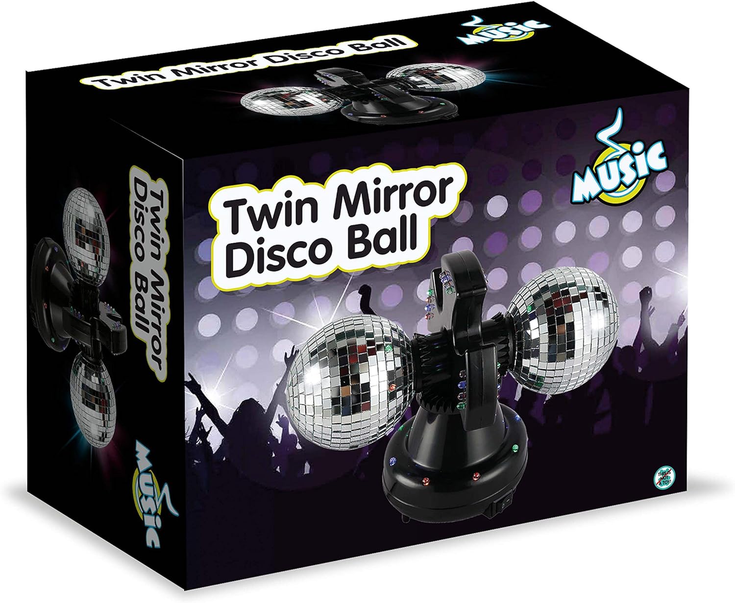 AMO TOYS Music - Twin Mirror Ball Lamp LED (501114
