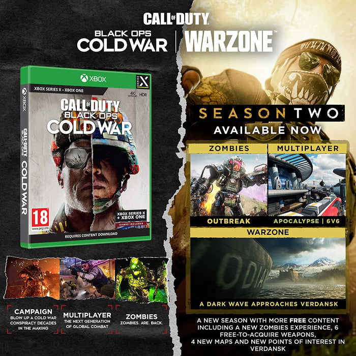 Call of Duty®: Black Ops Cold War (Xbox Series X) (Duits, Engels, Frans, Italiaans, Spaans