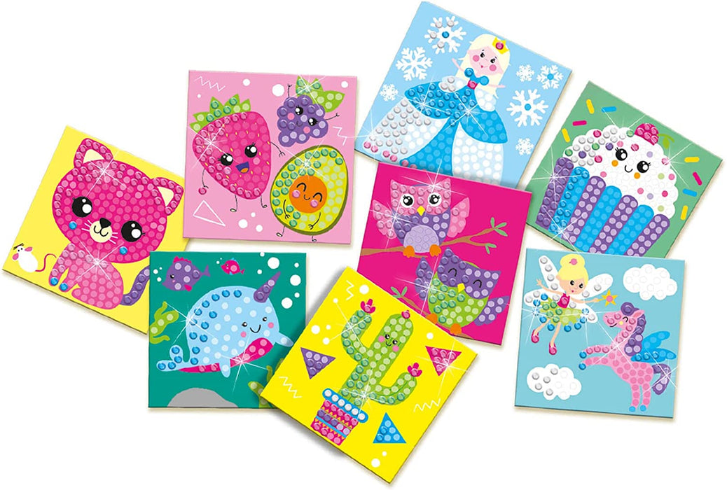 SES Creative- Mosaico con Diamantes Juego, Multicolor, Mittel (14119)