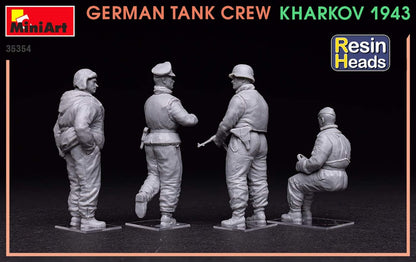 Miniart MIN35354 1:35-German Tank Crew, Kharkov (Resin Heads