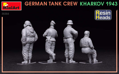Miniart MIN35354 1:35-German Tank Crew, Kharkov (Resin Heads