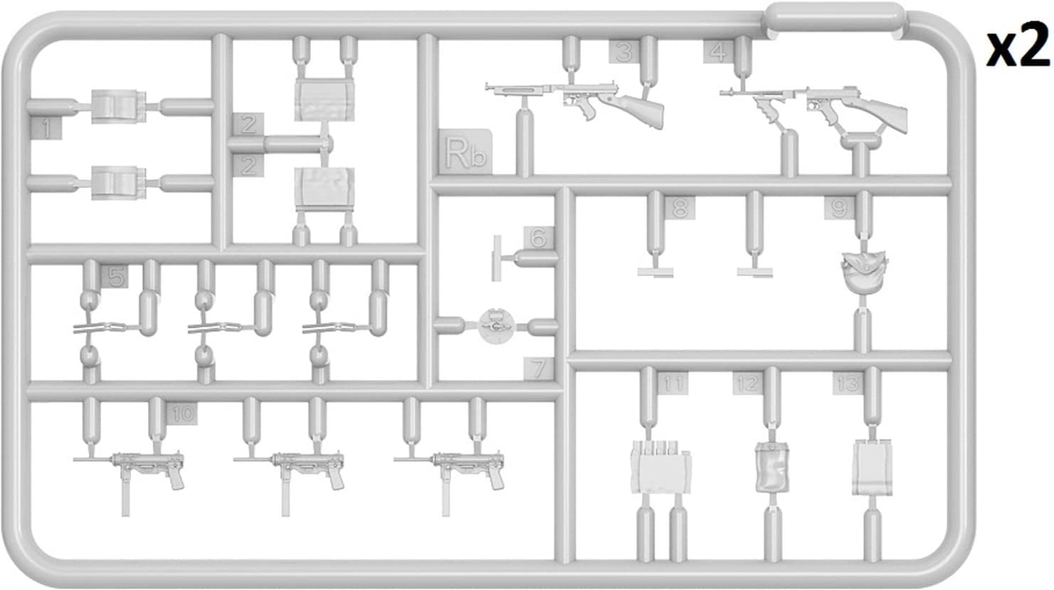 Miniart MIN35334 1:35-U.S. Weapons and Equipment (Tank Crew